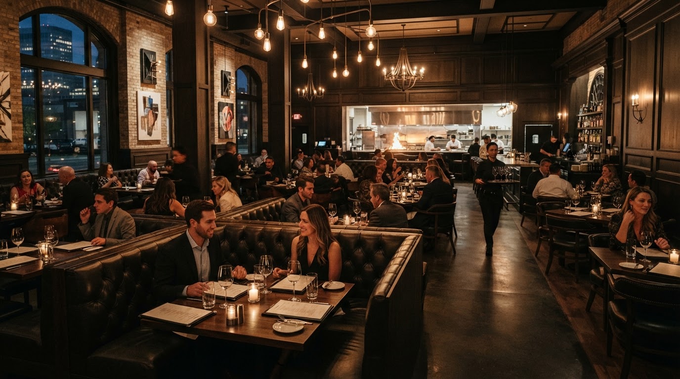 Intimate dining atmosphere at Mabel Gray
