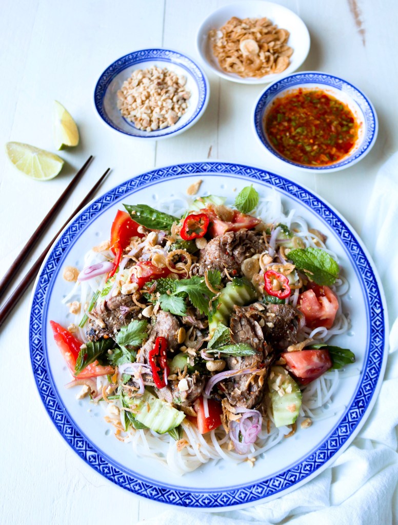MyThy Huynh of Mighty in the Mitten preparing a home-cooked dish