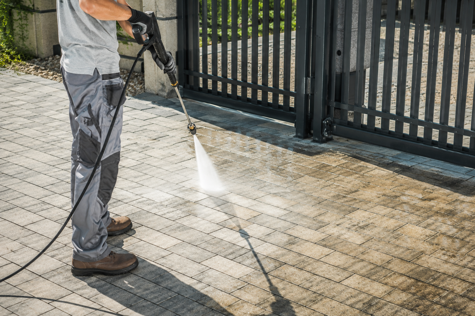 Paver Cleaning & Sealing