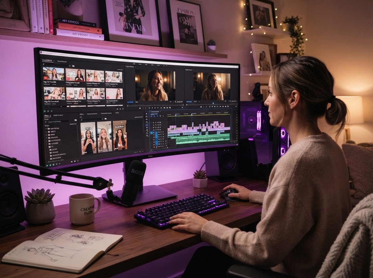 Video Graphics & Content mockup
