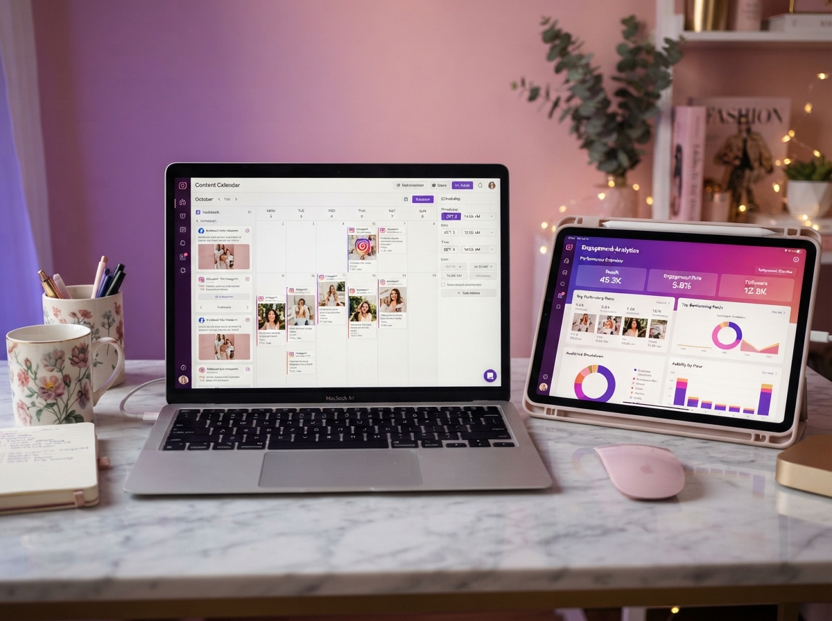 Social Media Management mockup