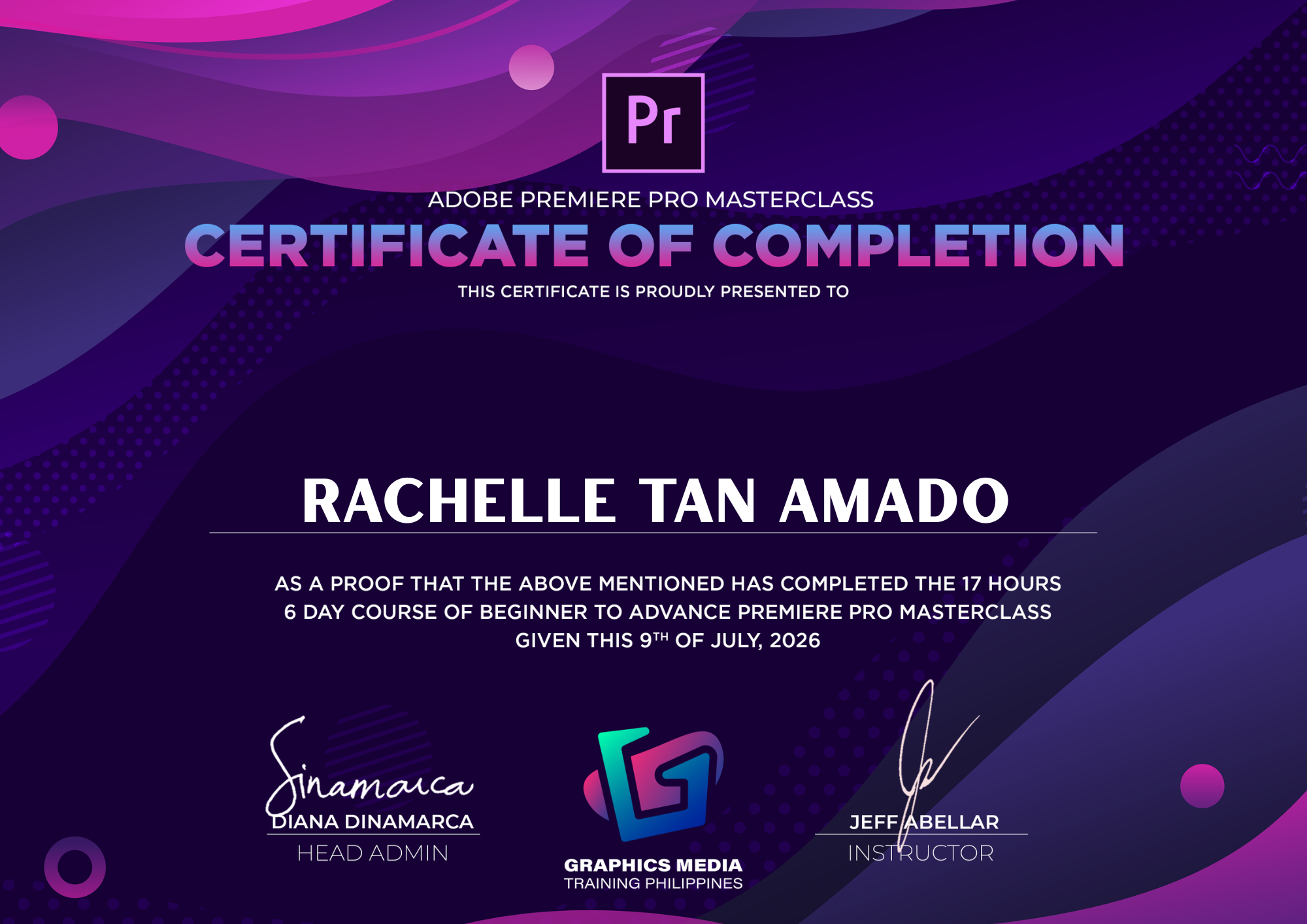 Adobe Premiere Pro Masterclass - Graphics Media Training Philippines