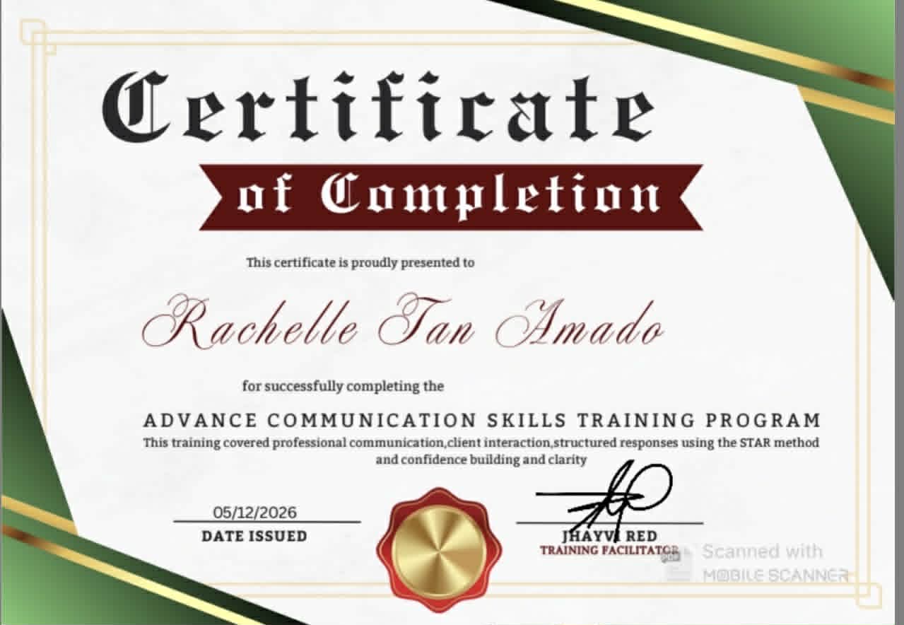 Advanced Communication Skills Training Program - Training Facilitator / Jayvired