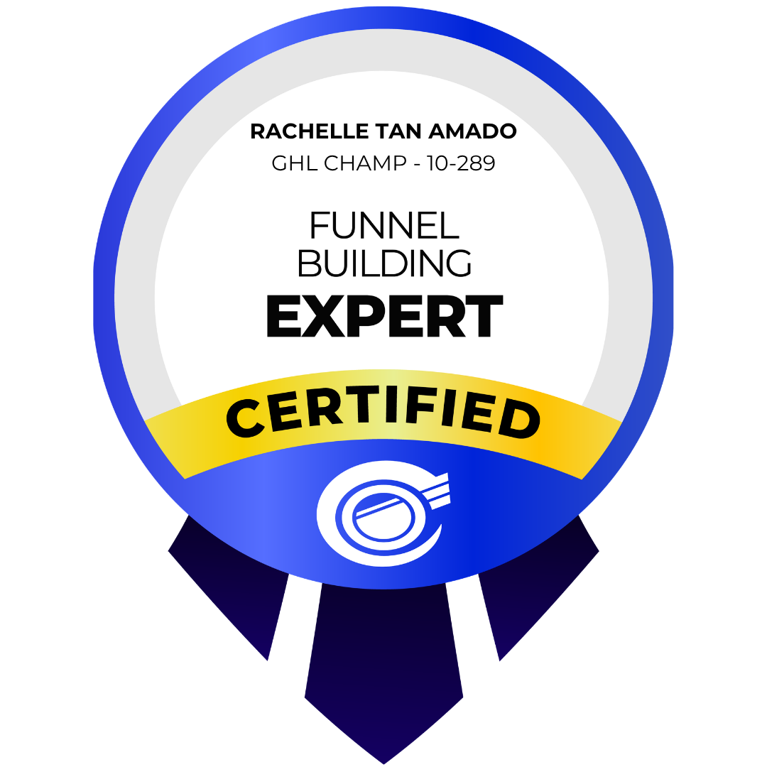 Funnel Building Expert Certified - Rachelle Tan Amado