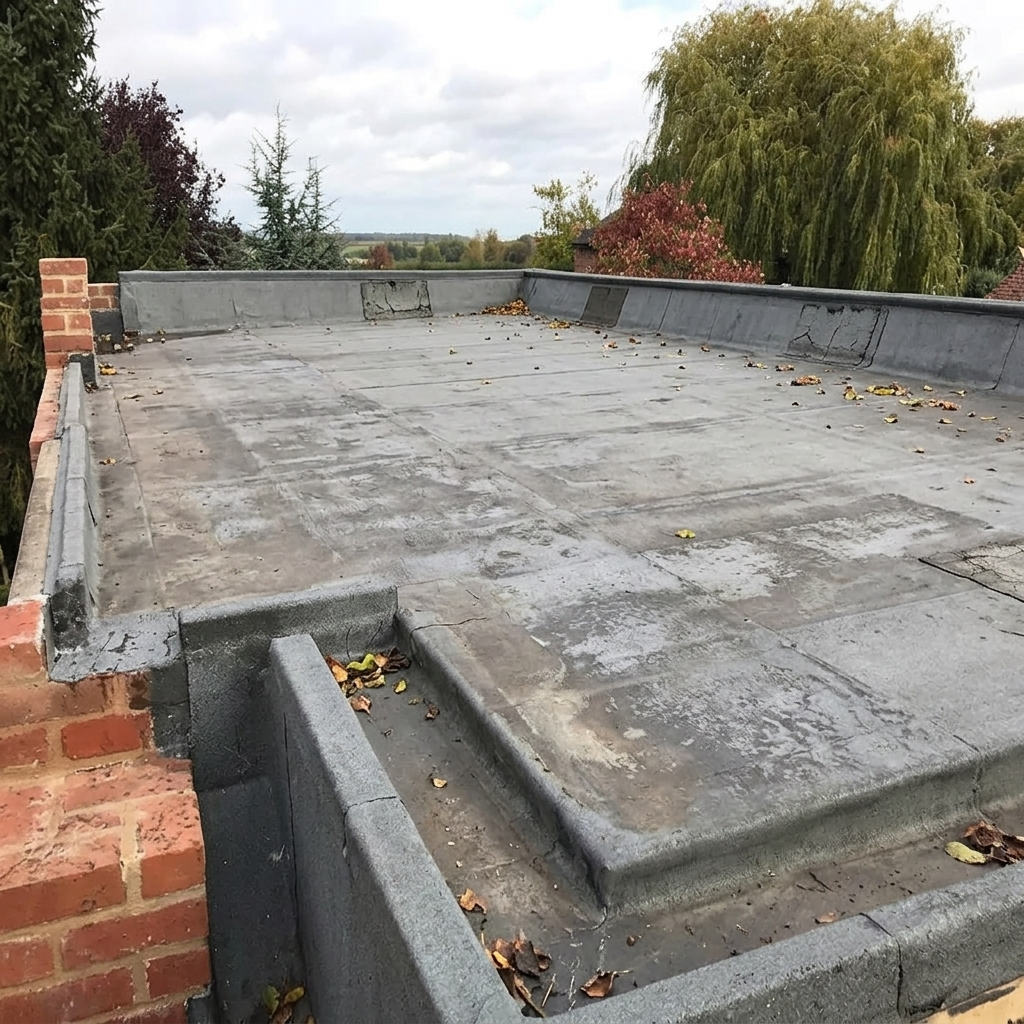 Old Leaking Flat Roof
