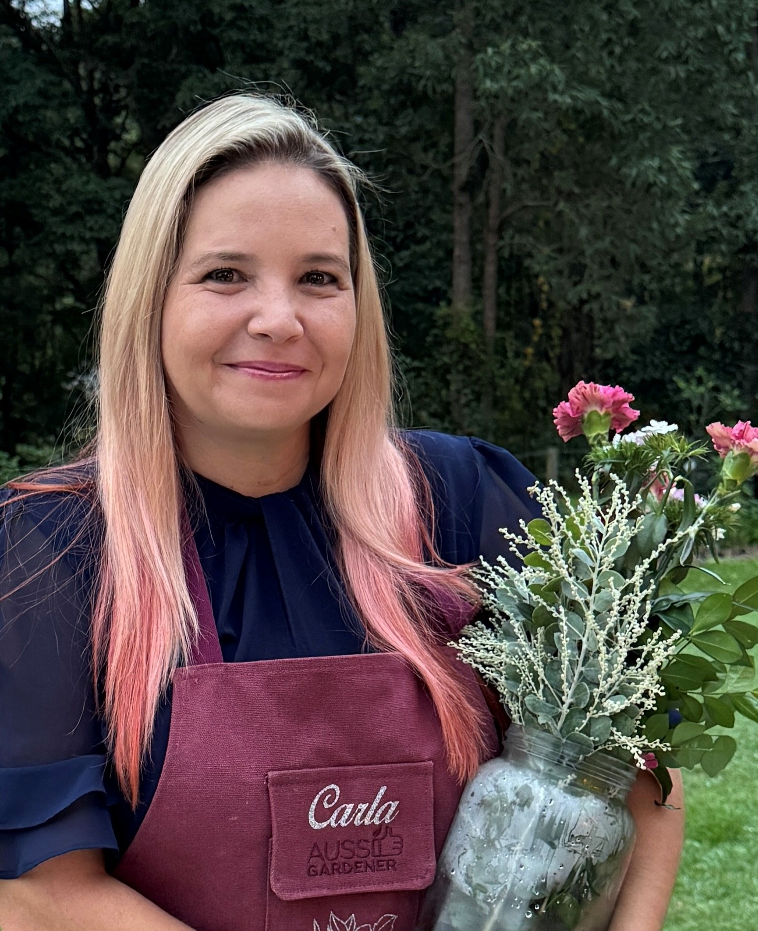 Carla Anderson, clinical psychologist and florist