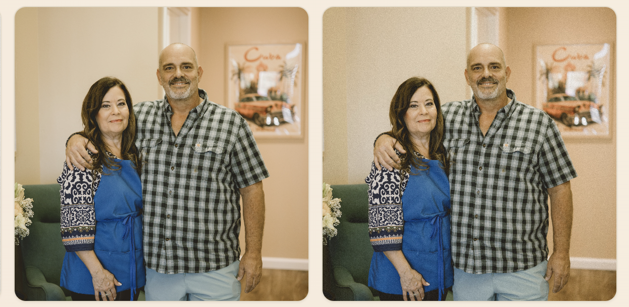 Sergio and Tammy, the husband and wife owners of Mimi's Cuban Bakery