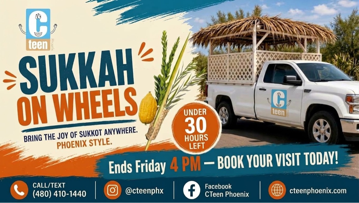 CTeen Phoenix — Sukkah on Wheels banner