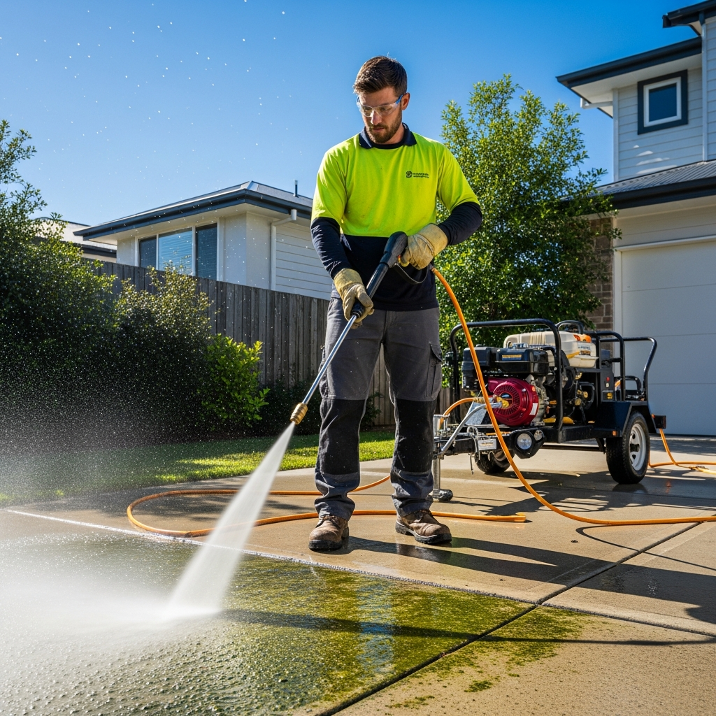 Hot-Water Pressure Washing