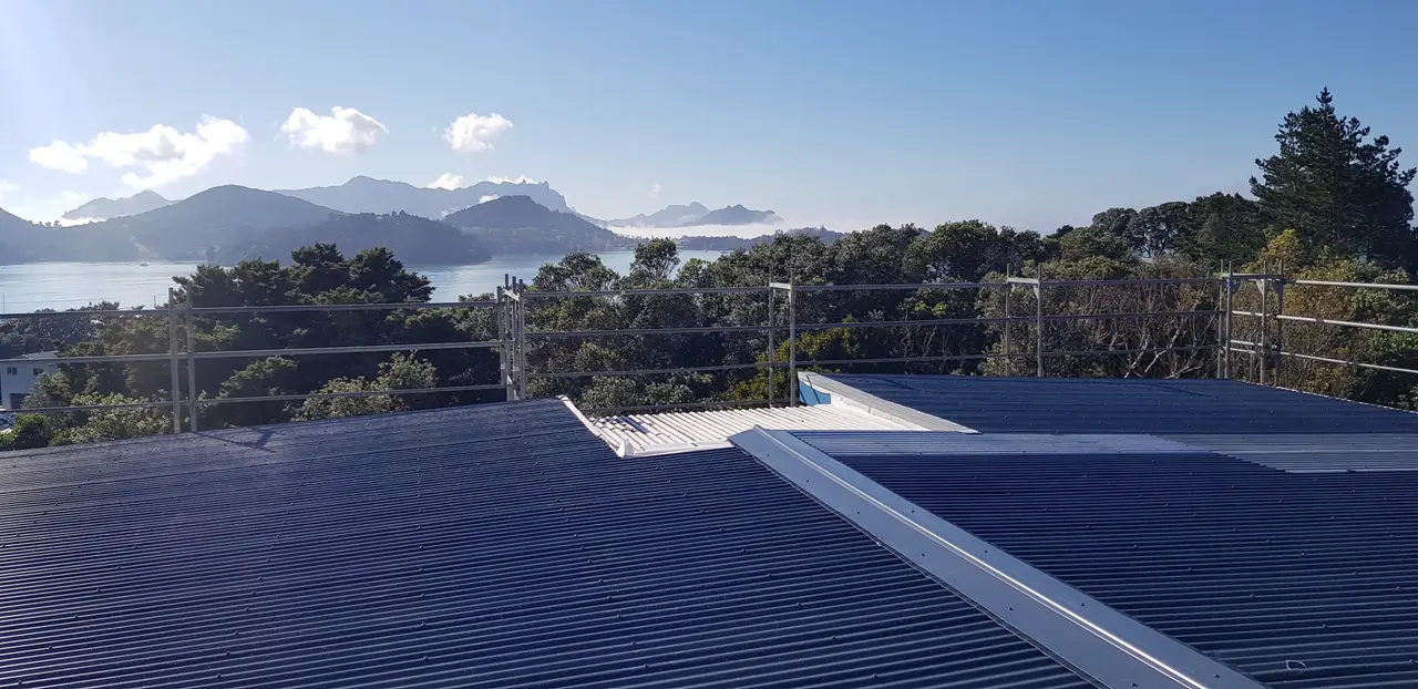 Roofing - The completed roof handed back, durable and weathertight for Northland conditions.