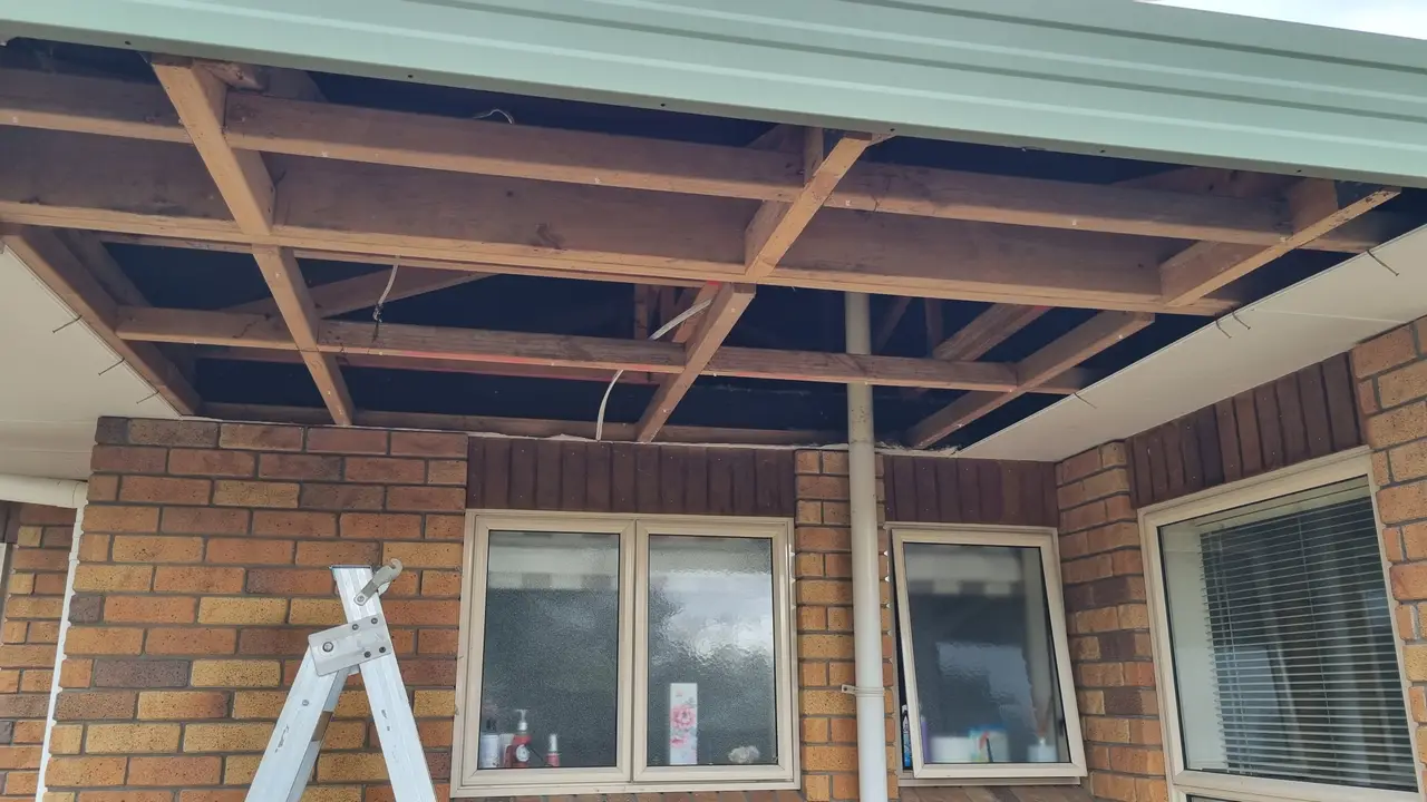 General Maintenance - Soffit damage repair from Cyclone.