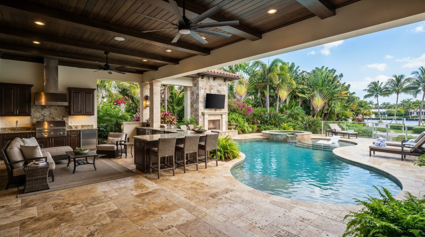Outdoor Living in West Palm Beach: Designing Spaces for the South Florida Lifestyle - Foundry & Field Renovation Contractor
