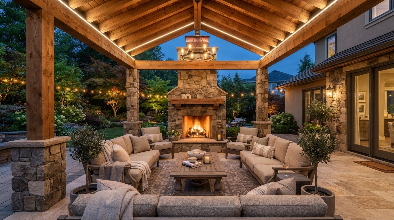 Patio and Pergola Design: Creating Outdoor Rooms That Feel Like Home - Foundry & Field Renovation Contractor