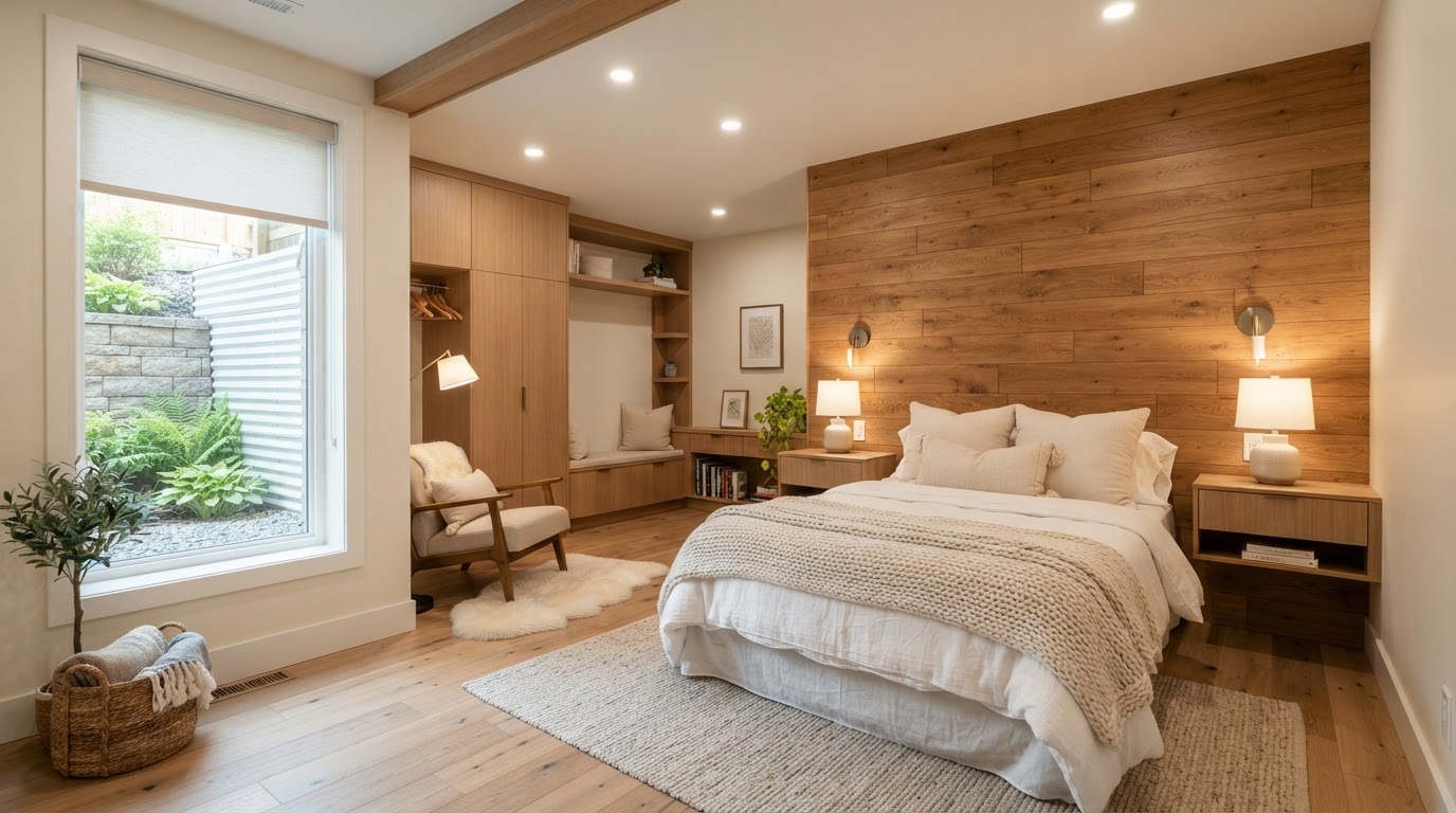 Basement Guest Suite Design: Creating a Private Retreat - Foundry & Field Renovation Contractor