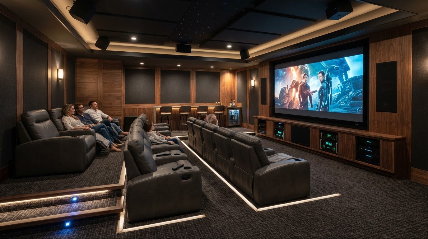 Home Theater Room Design: Building a Room Built for the Experience - Foundry & Field Renovation Contractor
