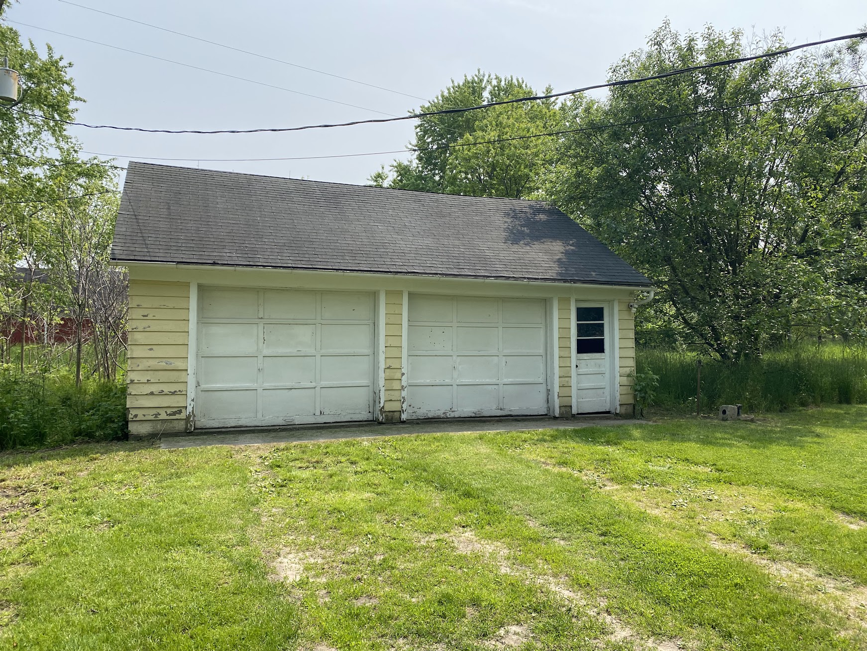 Detached Garage — Before — before