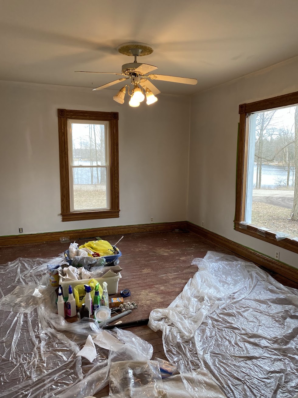 Living Room — Renovated — before