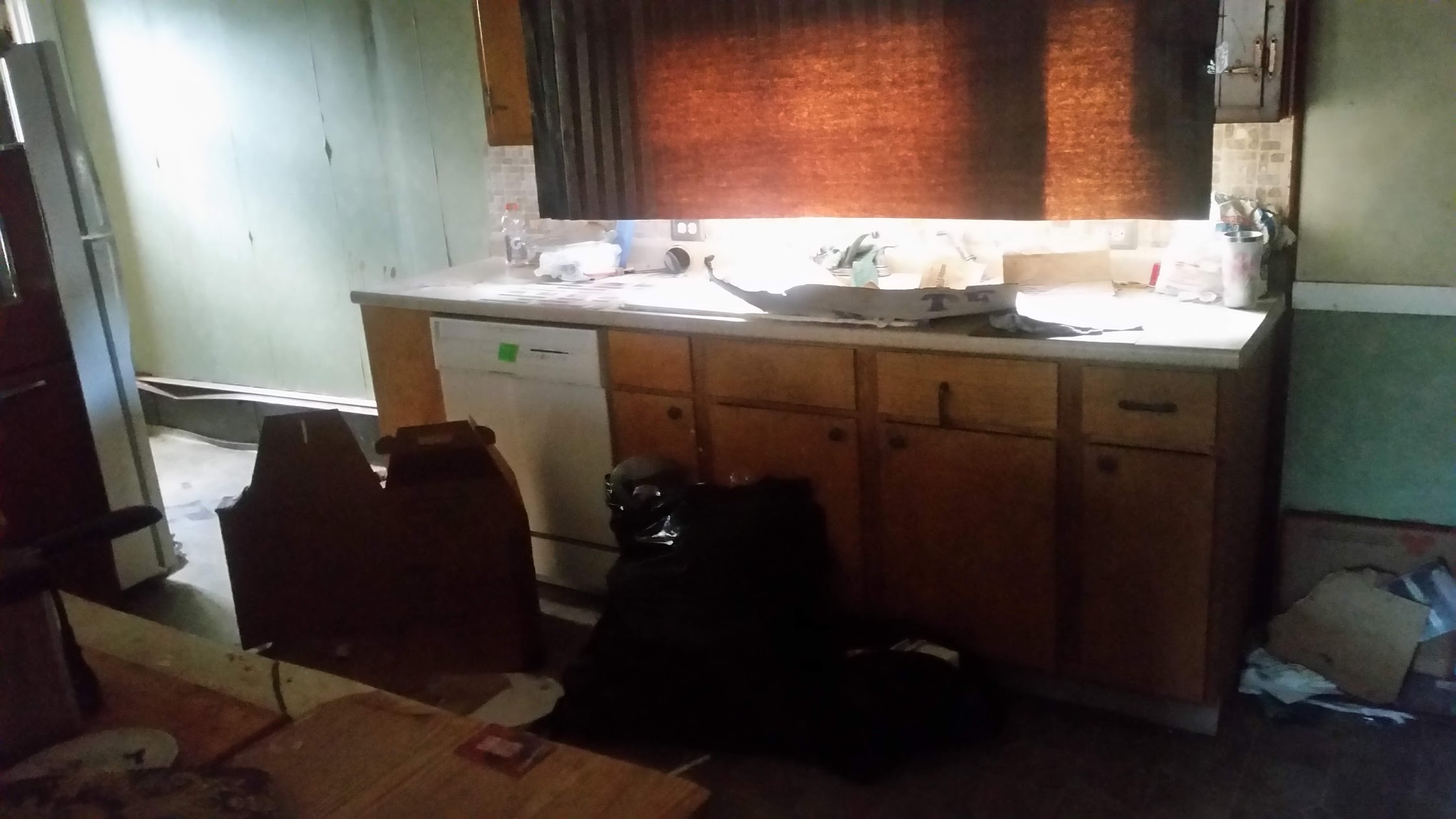 Kitchen — Dated Cabinets & Countertops — before