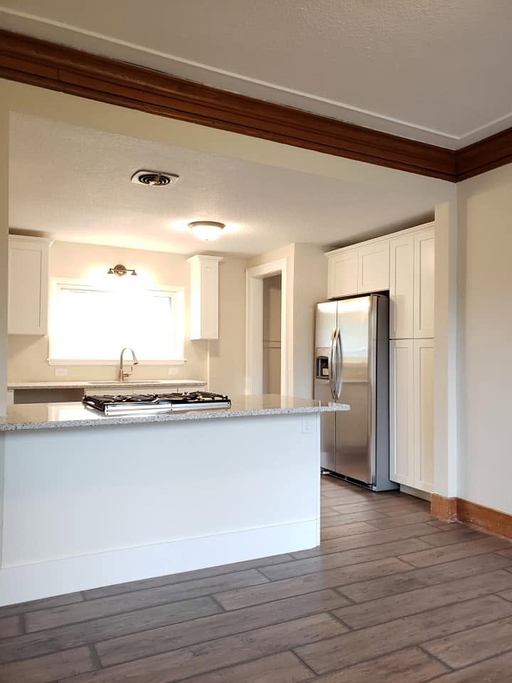 Kitchen — Worn Appliances & Clutter — after