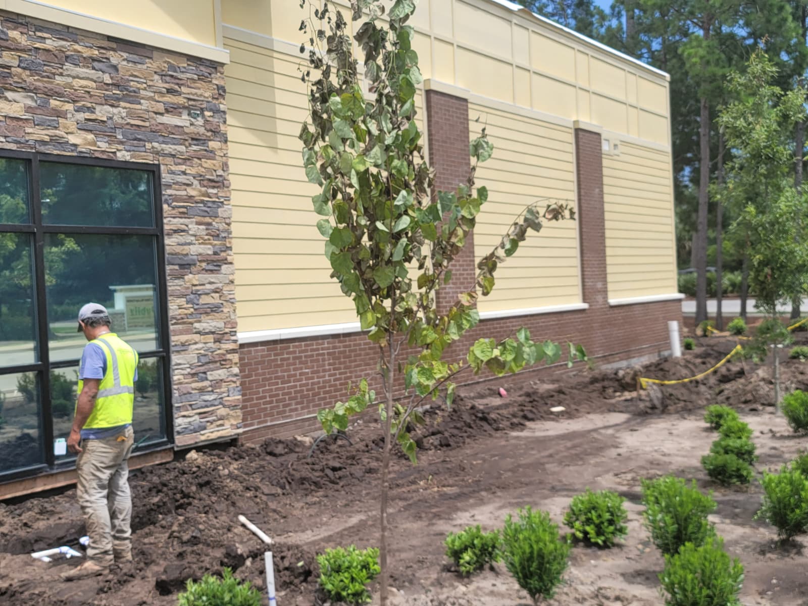 Gas Station Masonry Build