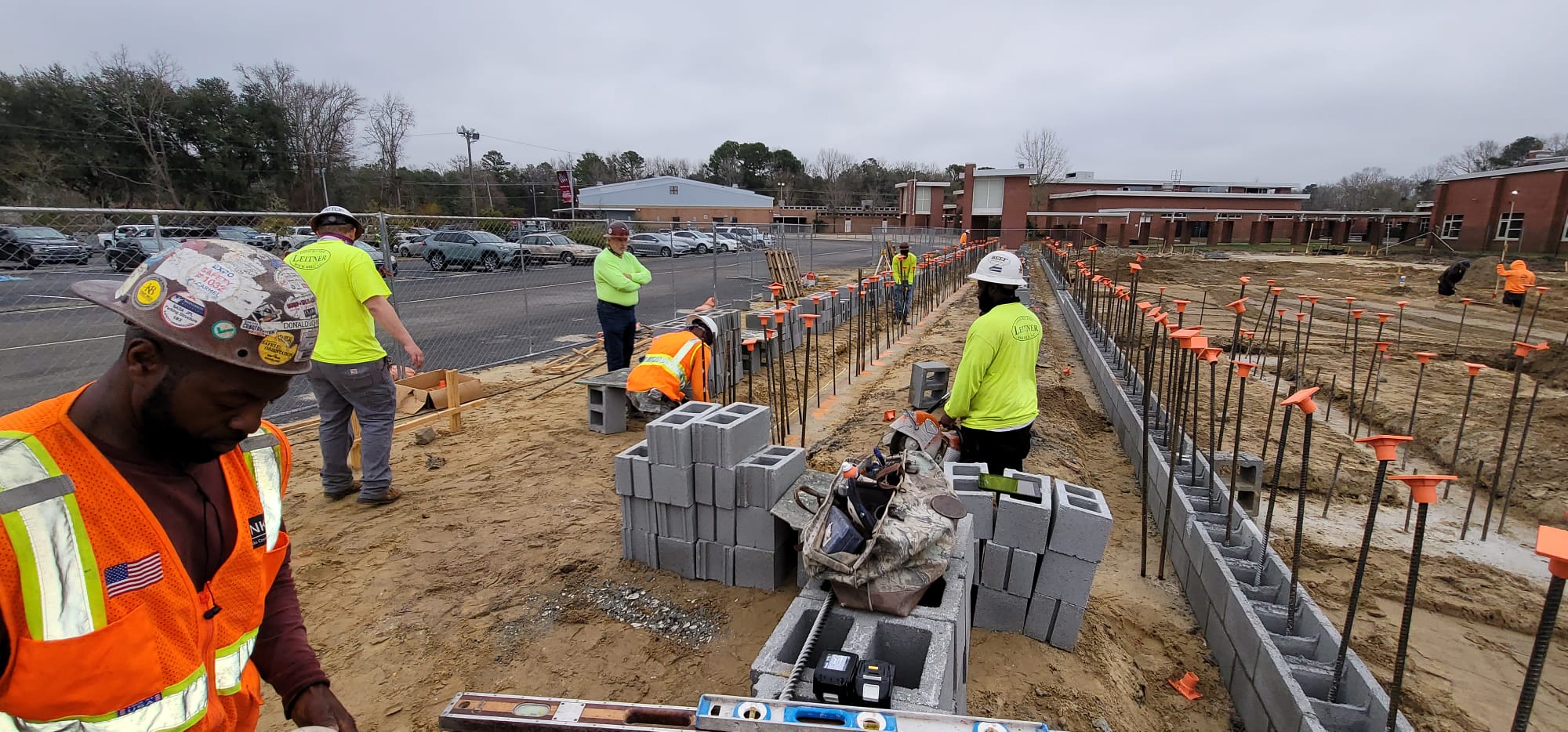 Baptist Hill Middle School Masonry Build