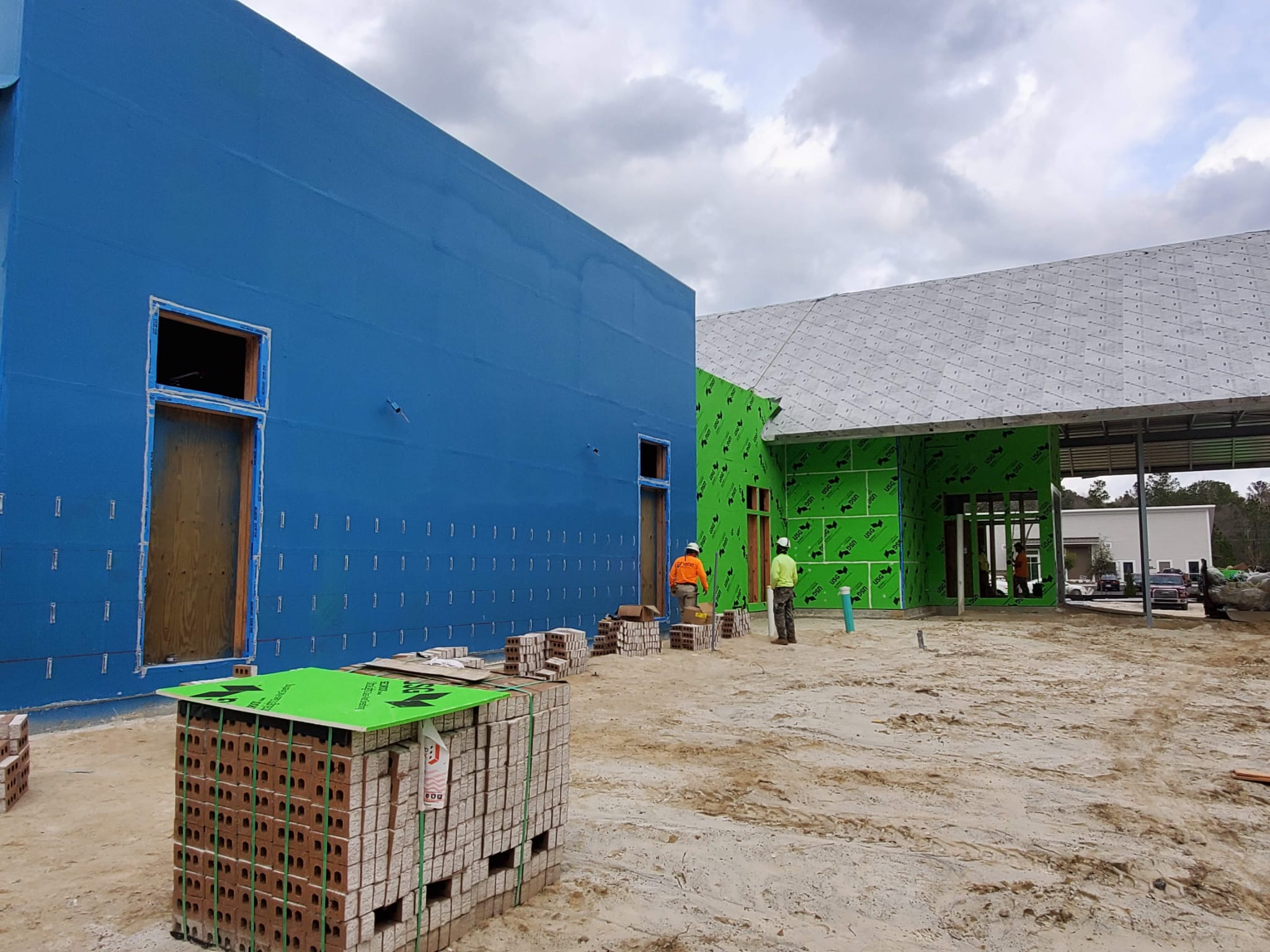 Commercial Retail Center & Office Facade Build photo 3