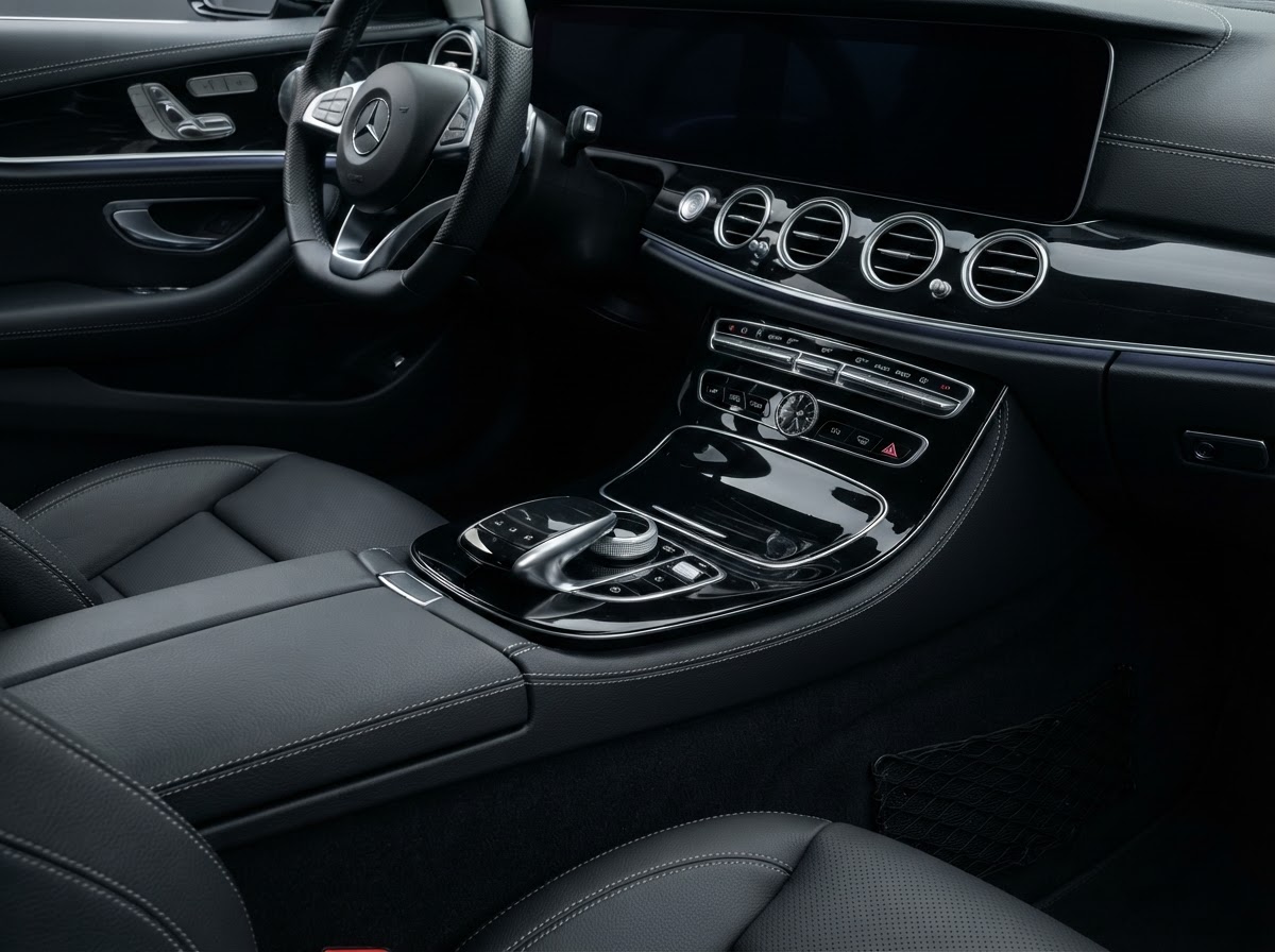 Schoon dashboard en middenconsole na een Concours Detail behandeling