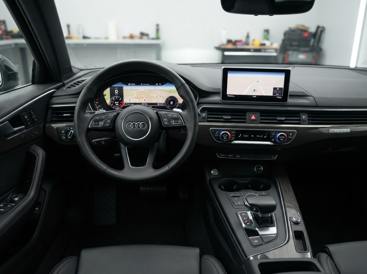 Diepere behandeling van dashboard en oppervlakken tijdens Signature Detail