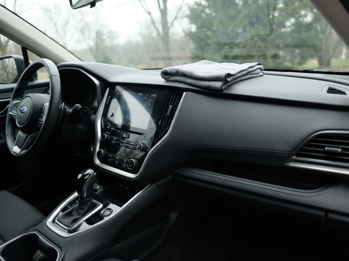 Schoon dashboard en middenconsole na een Signature Detail behandeling