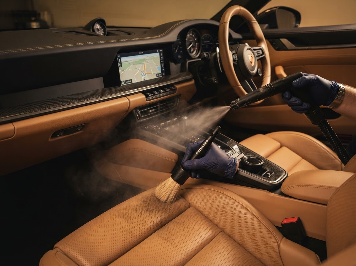 Interieur - detailing proces stap 4 bij Lux Car Detailing
