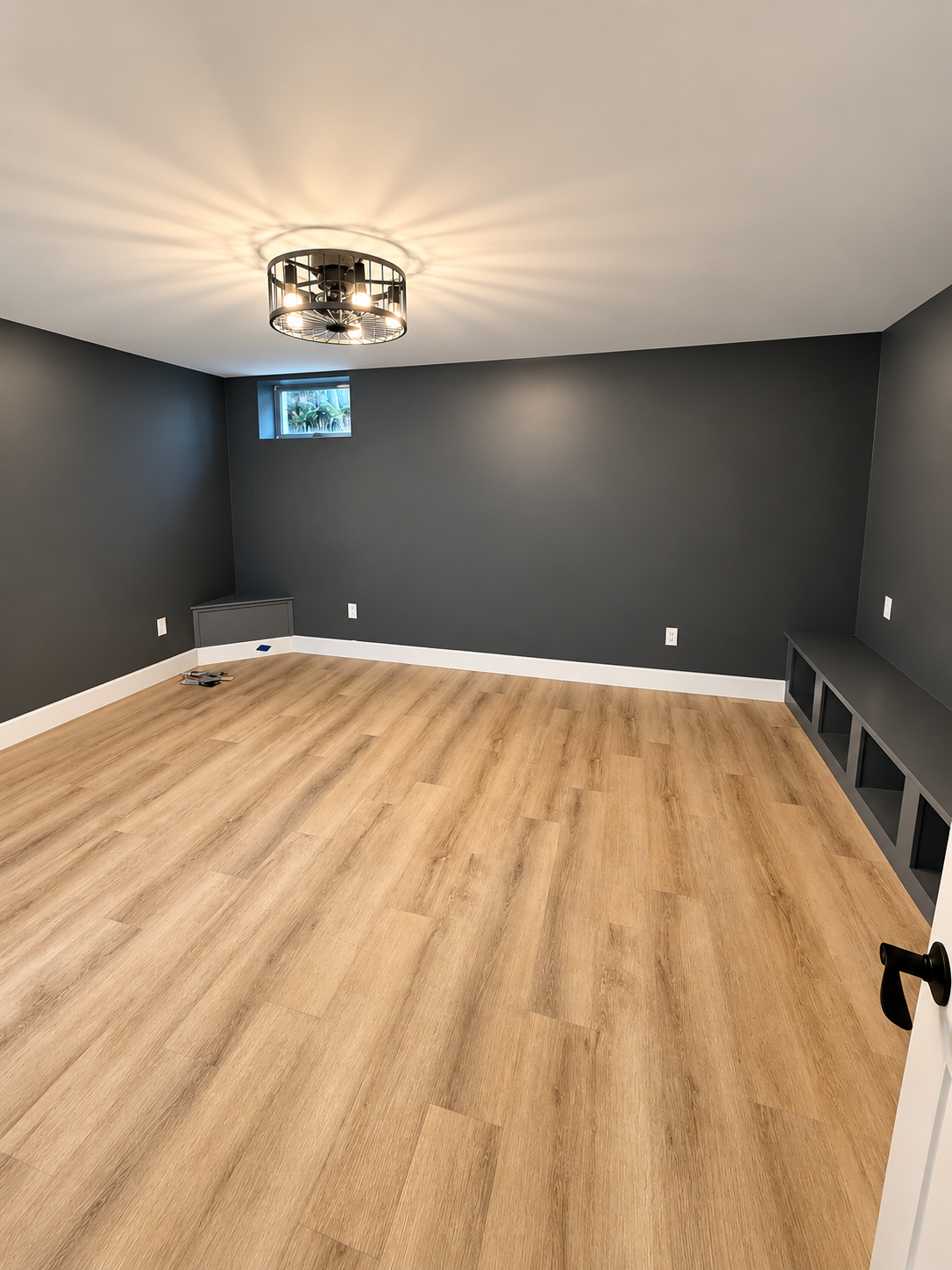 Drywall installation and Level 5 finishing in a Cincinnati home by Ultimate Design & Remodel