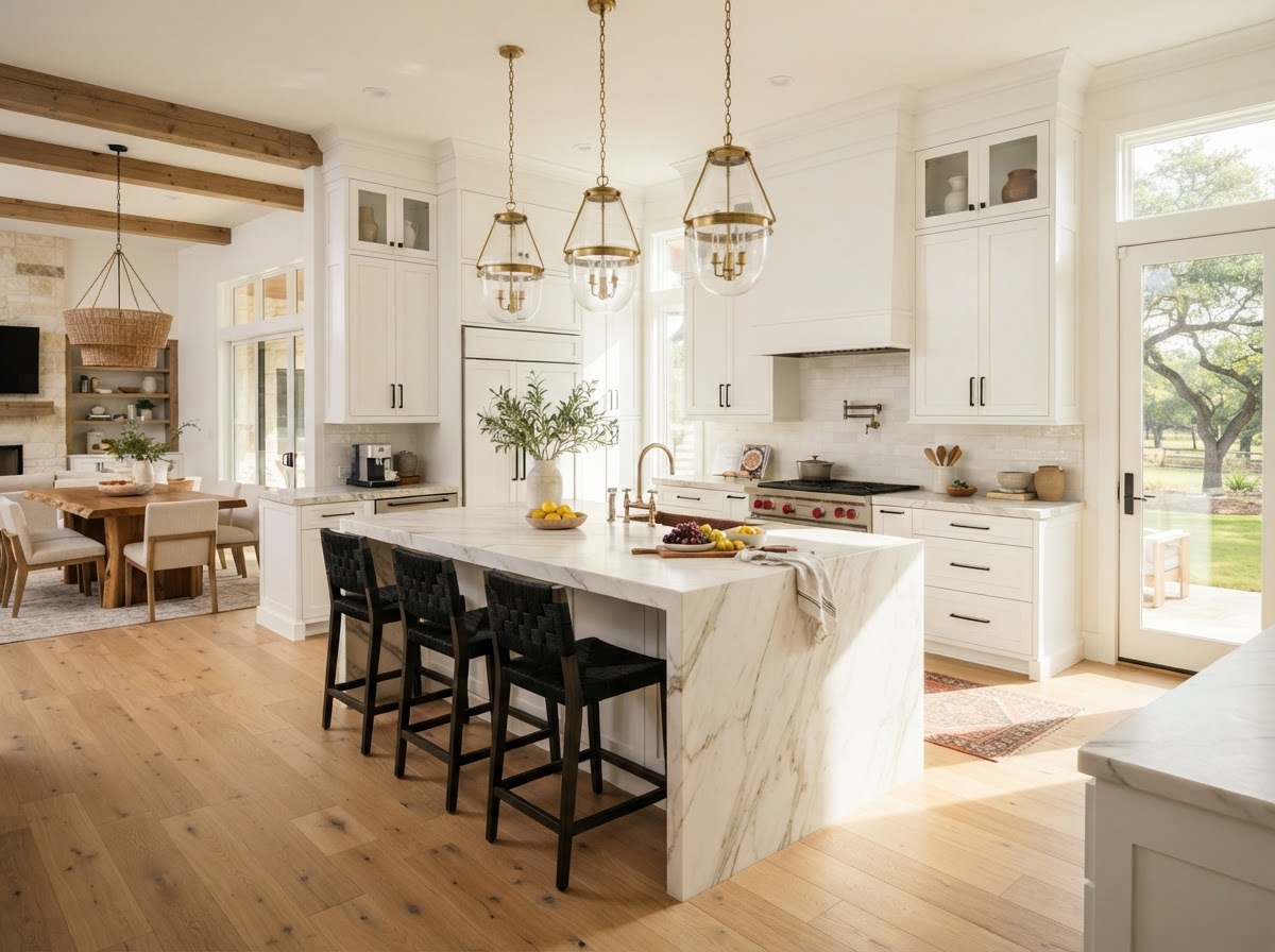Luxury Texas kitchen remodeling by Black Diamond Texas Construction