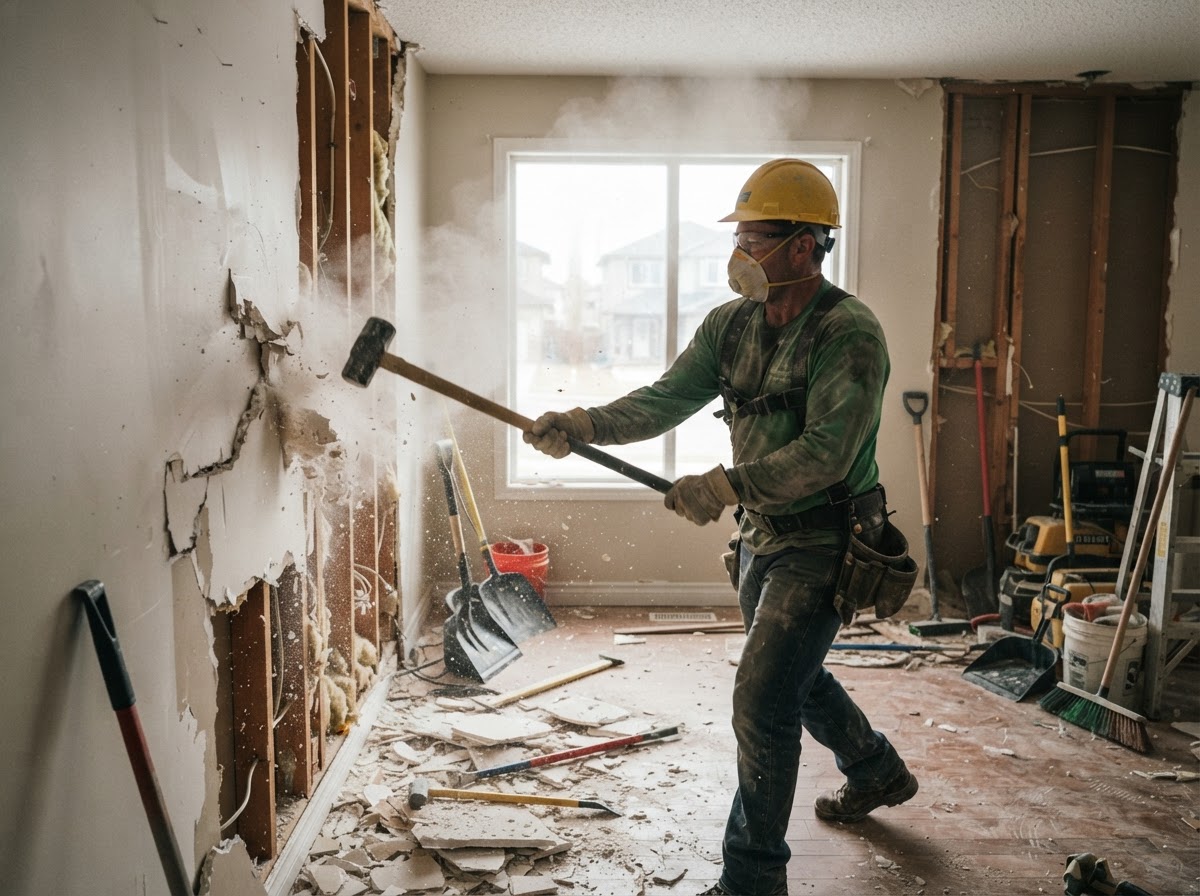 Interior Demolition — Junk Removal Pros Calgary