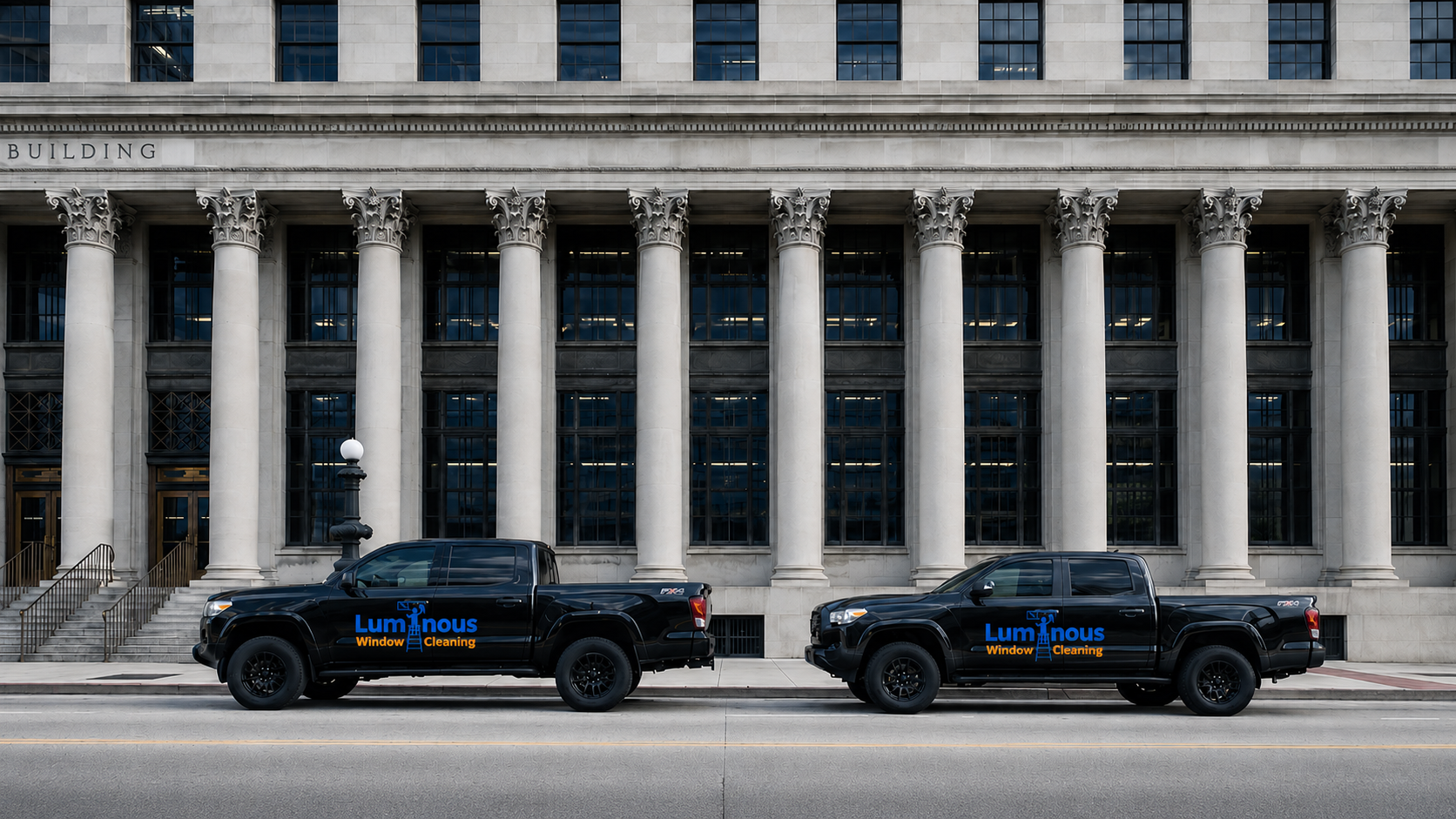 Luminous Window Cleaning Fleet - Professional Exterior Cleaning Trucks in Tulsa, OK