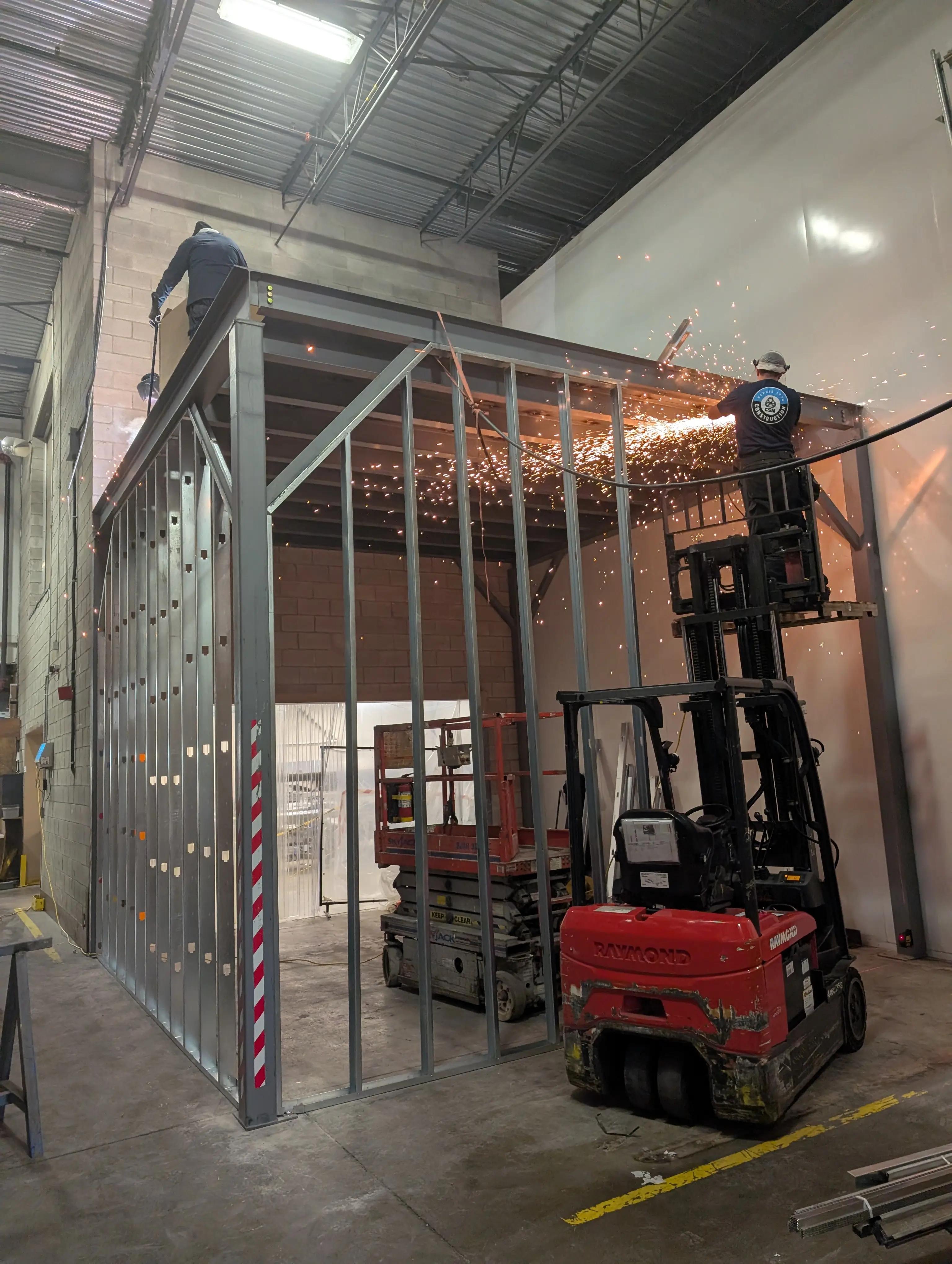 Mezzanine industrielle