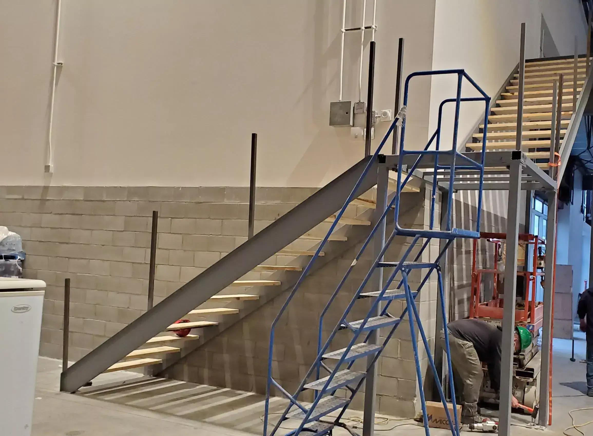 Escalier en métal sur mesure