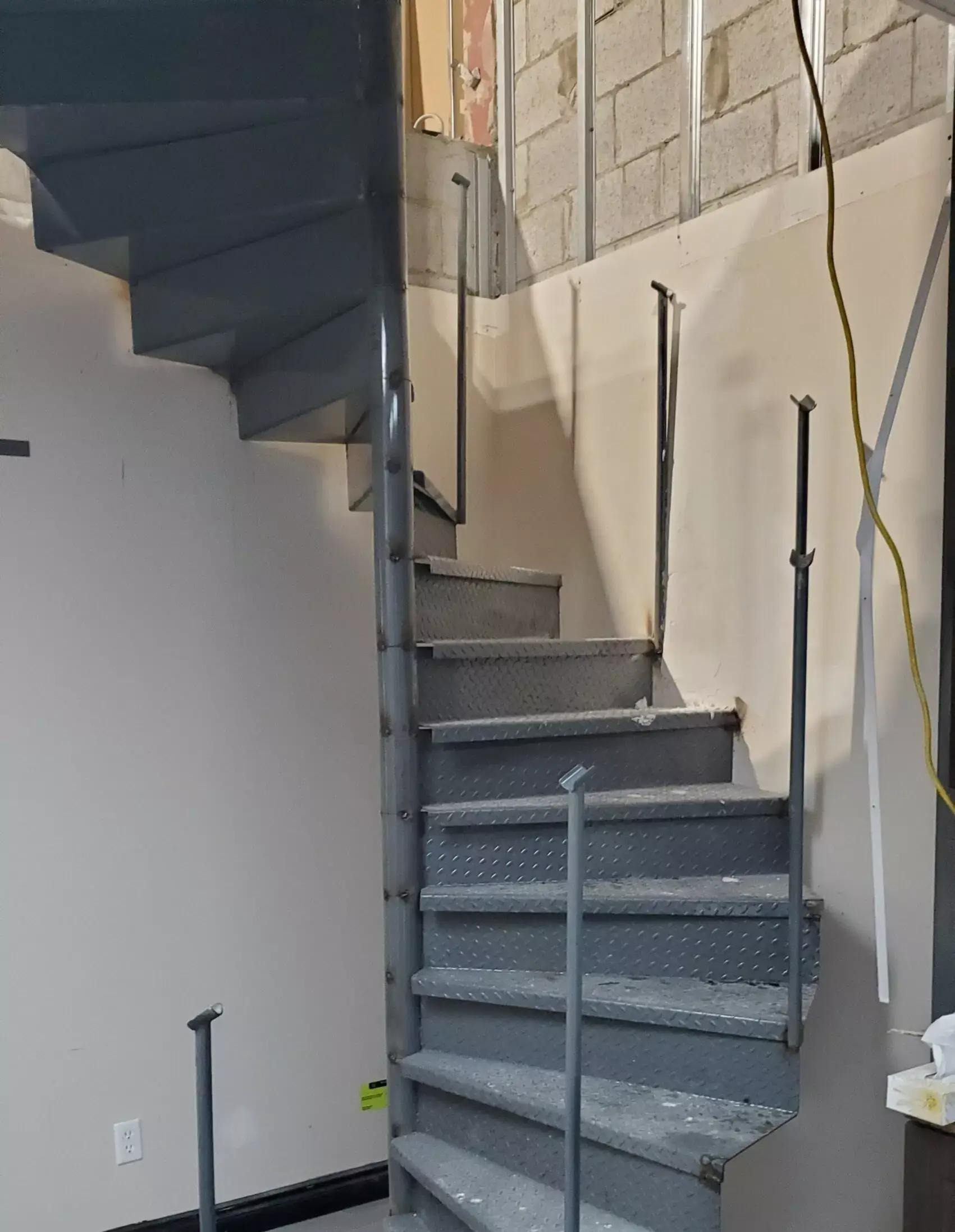 Escalier en métal sur mesure