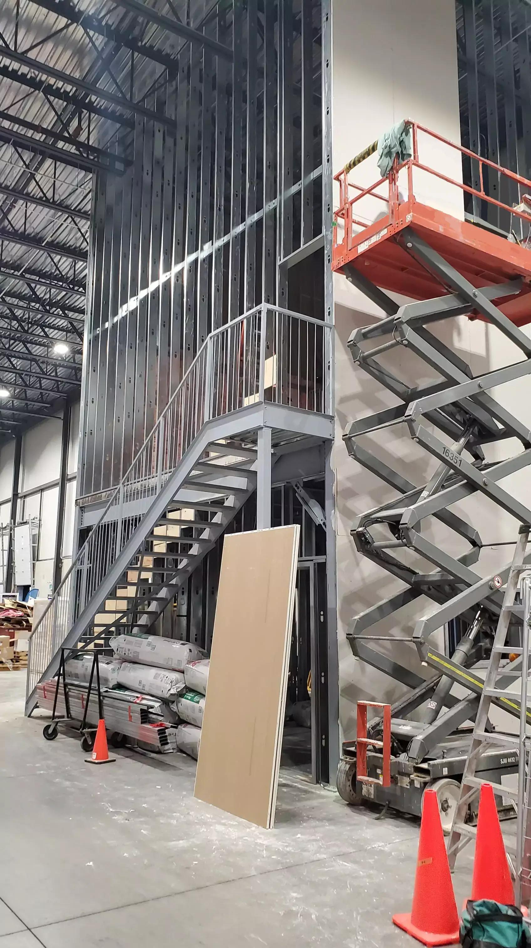 Mezzanine industrielle