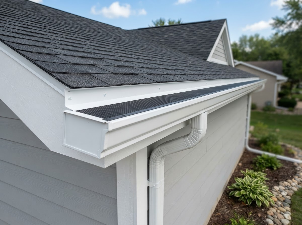 Custom Flashing & Seamless 6-Inch Gutters
