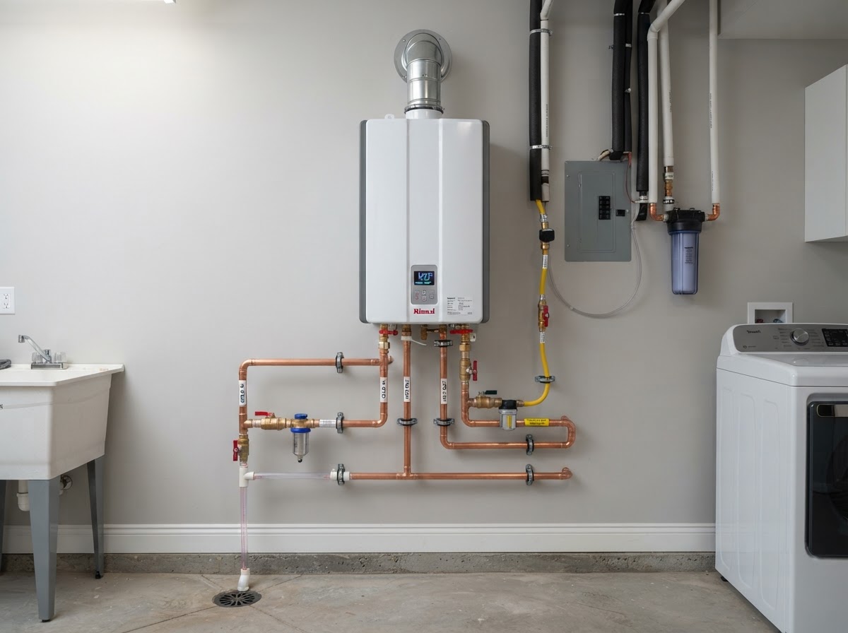 Dual Tankless Water Heater Setup
