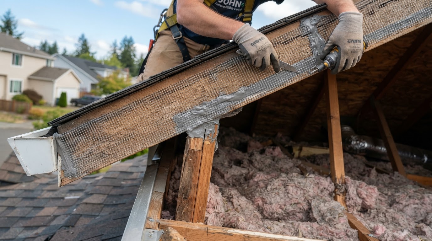 Roofline Rodent Exclusion & Mesh Seal