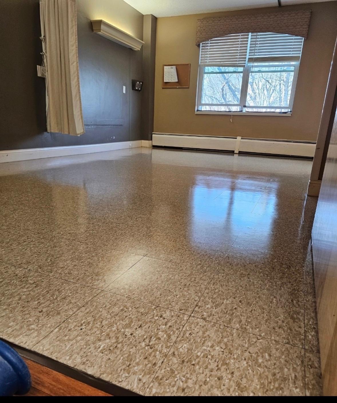 Commercial Tile Floor Washing