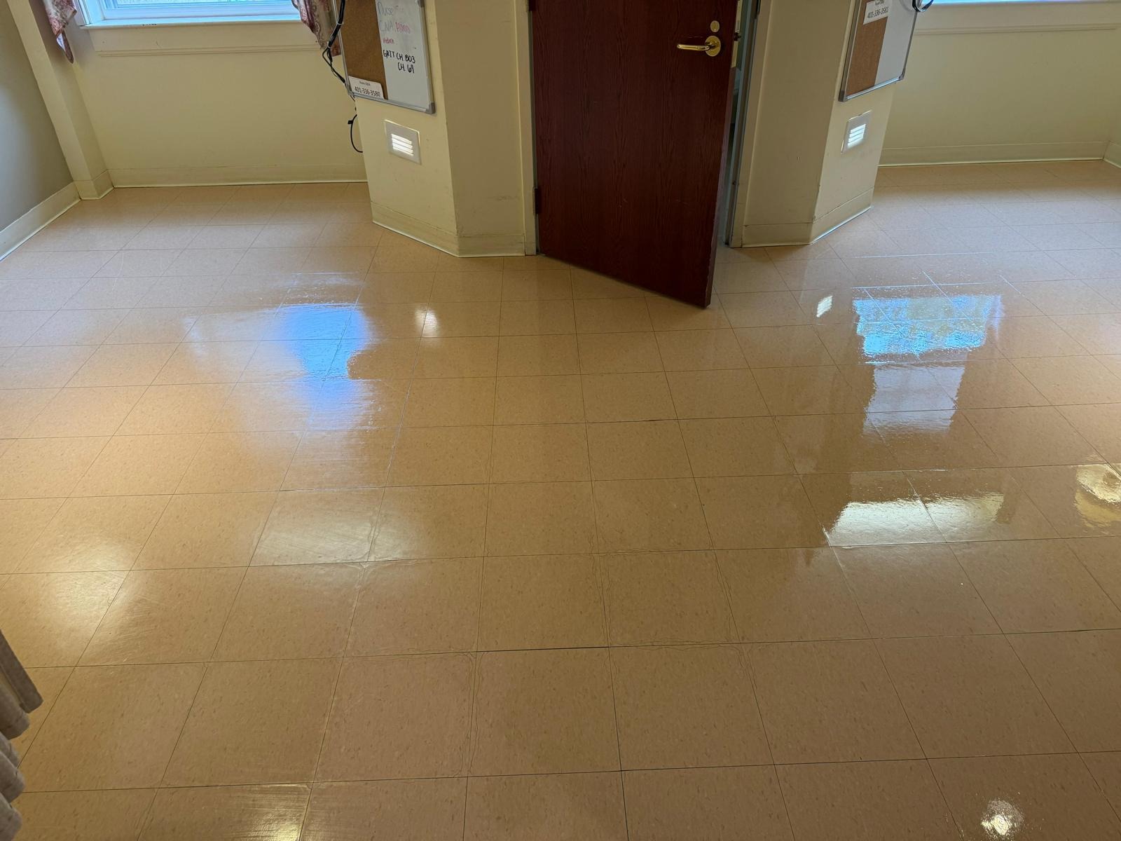 Office Tile Floor Deep Clean & Polish
