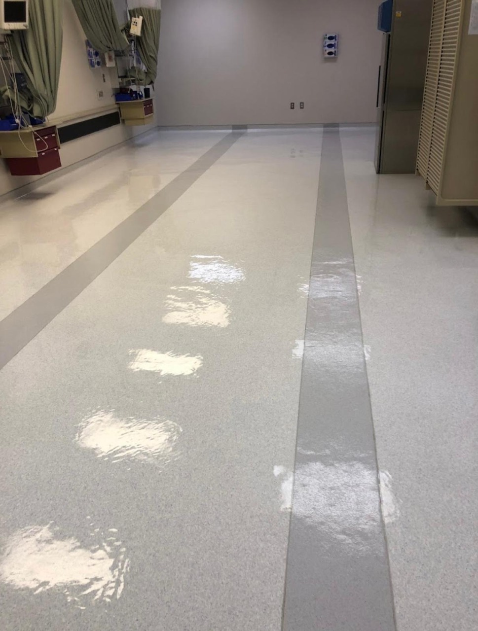 Medical Facility Floor Stripping & Refinishing
