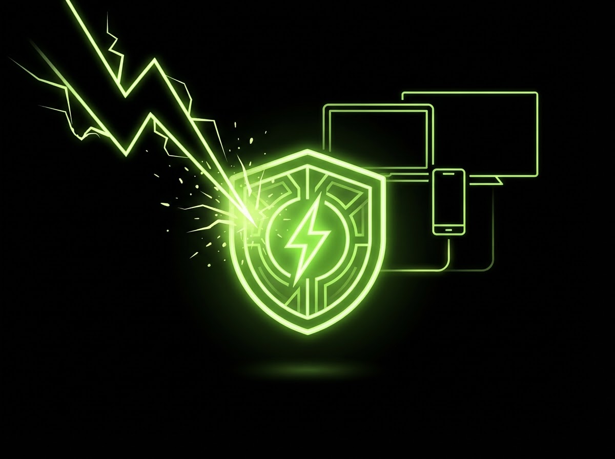 Eliminates Harmful Shocks and Surges — illustration