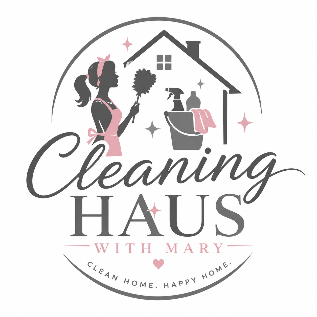 Cleaning Haus with Mary Logo