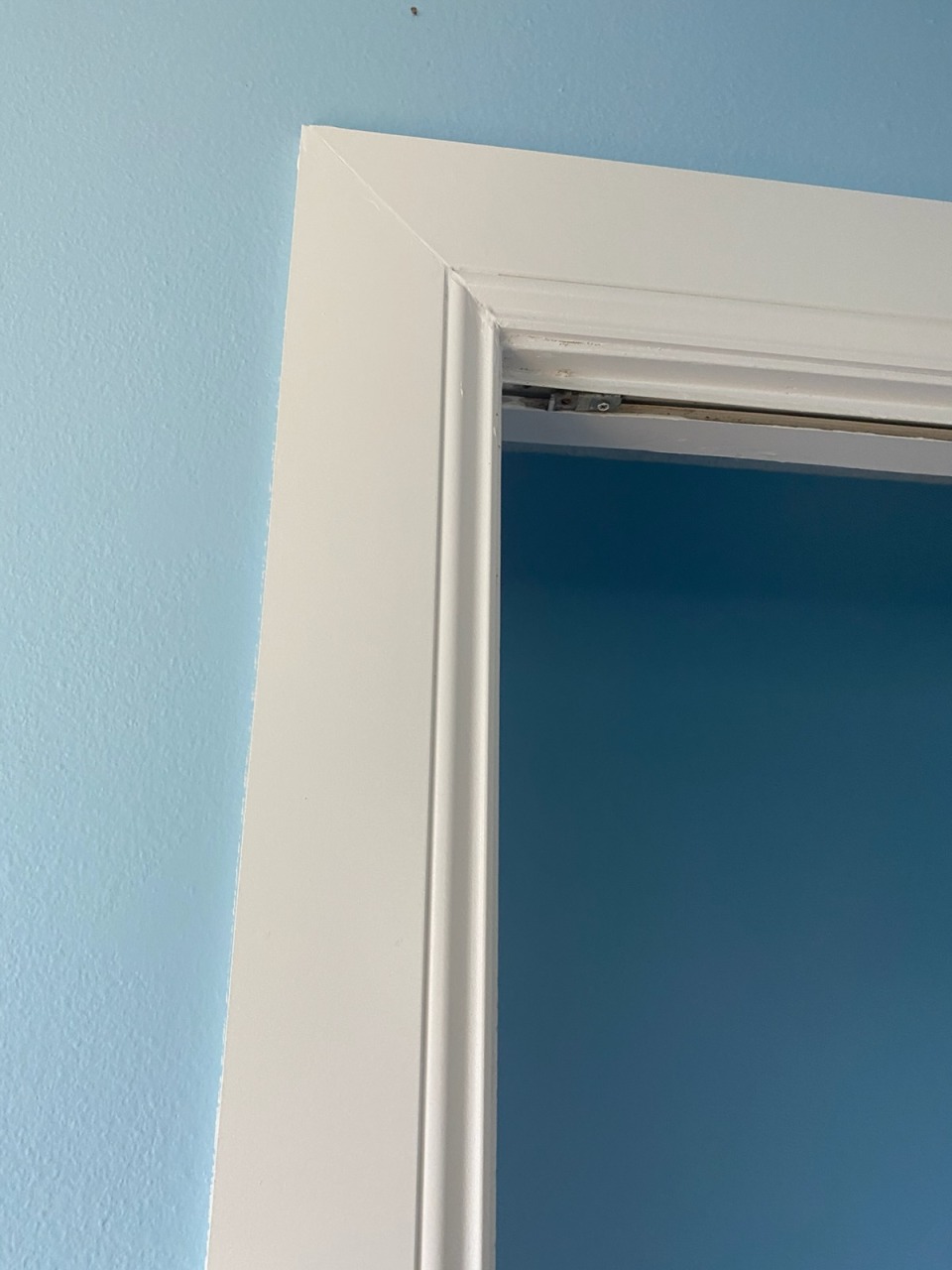 Door Casing — Sharp White Trim with Perfect Mitered Corners
