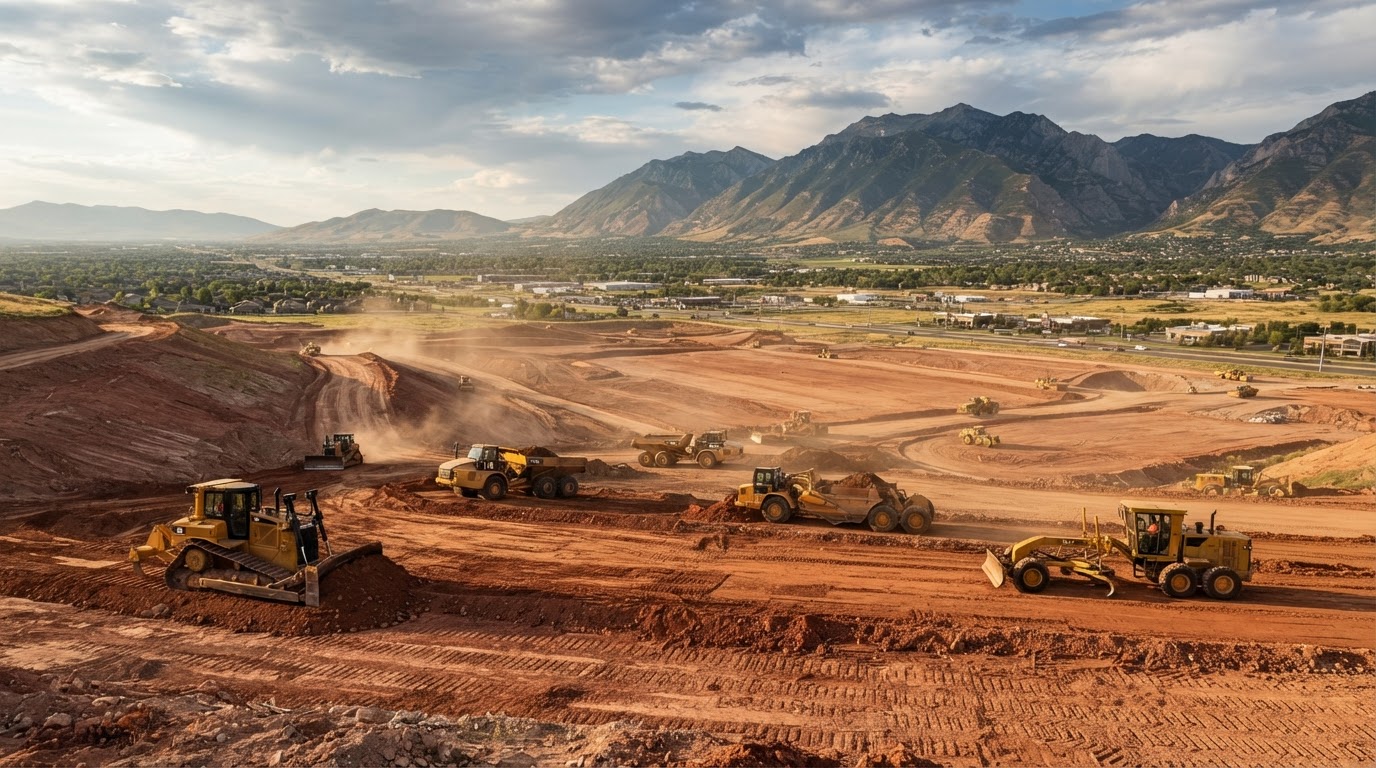 Excavation services in Lehi, Utah