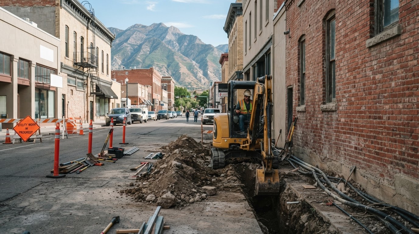 Excavation services in Orem, Utah