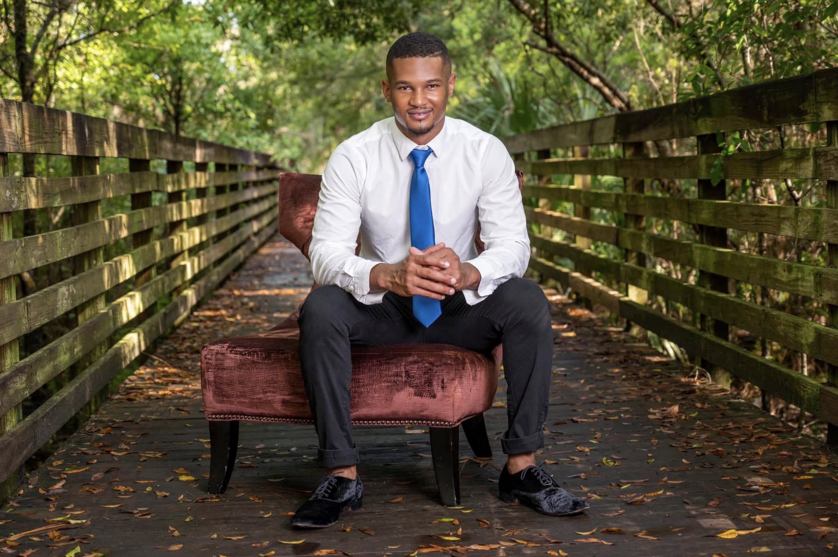 Nicholas McDonald outdoors in South Florida
